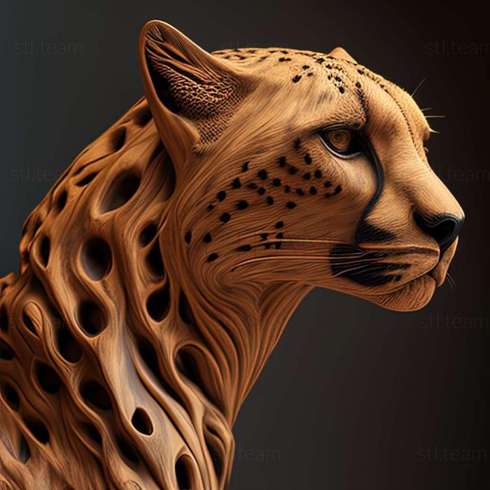 3D model Cheetah (STL)